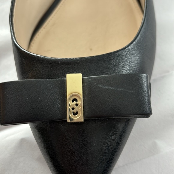 Cole Haan, 9.5B Black Elsie Bow Skimmer Ballet Flats 🎀 - Picture 4 of 8